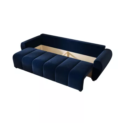 Rozkládací pohovka LUKAVA - tmavě modrá