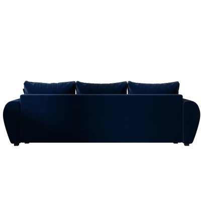 Rozkládací pohovka LUKAVA - tmavě modrá