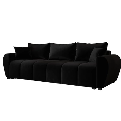 Rozkládací pohovka LUKAVA - černá 2