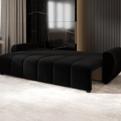 Rozkládací pohovka LUKAVA - černá 2