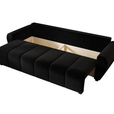 Rozkládací pohovka LUKAVA - černá 2