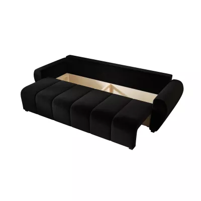 Rozkládací pohovka LUKAVA - černá 2