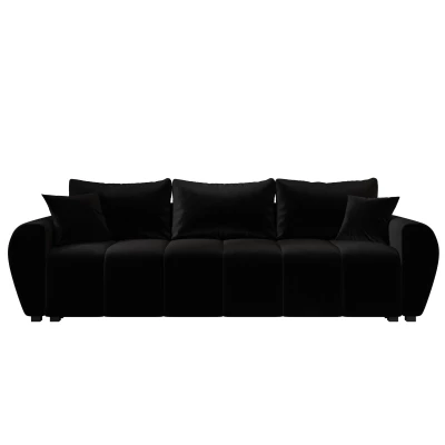 Rozkládací pohovka LUKAVA - černá 2