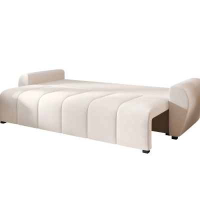 Rozkládací pohovka LUKAVA - krémová