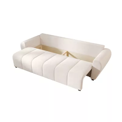 Rozkládací pohovka LUKAVA - krémová