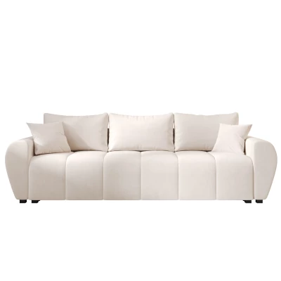 Rozkládací pohovka LUKAVA - krémová