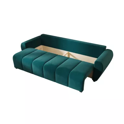 Rozkládací pohovka LUKAVA - petrolejová