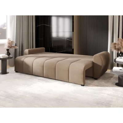 Rozkládací pohovka LUKAVA - hnědá