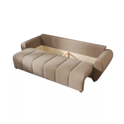 Rozkládací pohovka LUKAVA - hnědá