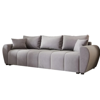 Rozkládací pohovka LUKAVA - světle šedá