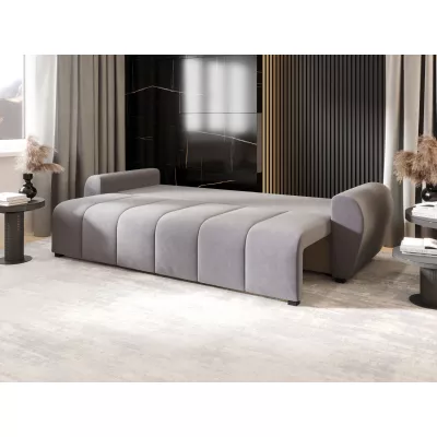 Rozkládací pohovka LUKAVA - světle šedá