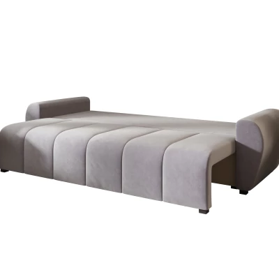 Rozkládací pohovka LUKAVA - světle šedá