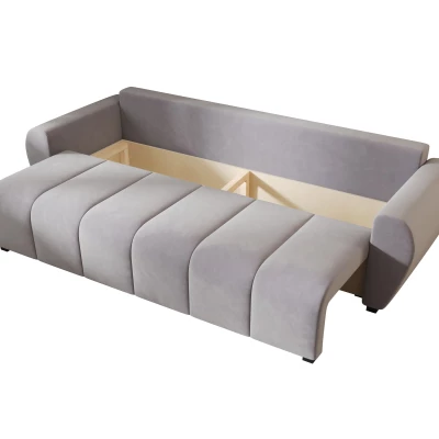 Rozkládací pohovka LUKAVA - světle šedá