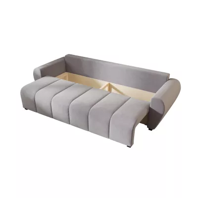 Rozkládací pohovka LUKAVA - světle šedá