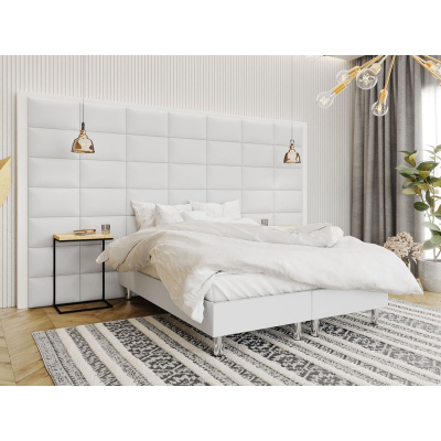 VÝPRODEJ - Čalouněný nástěnný panel 50x30 PAG - bílá ekokůže