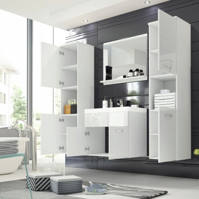 VÝPRODEJ - Koupelnová sestava MAYRA XL - dub wotan