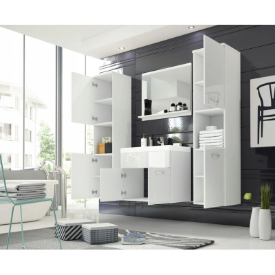 VÝPRODEJ - Koupelnová sestava MAYRA XL - dub wotan