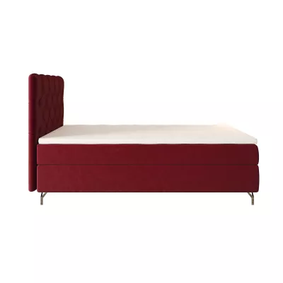 Čalouněná boxspringová postel 90x200 ADRIA 2 - červená