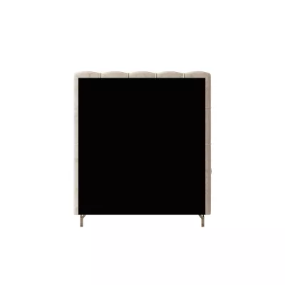 Čalouněná boxspringová postel 100x200 ADRIA 2 - béžová