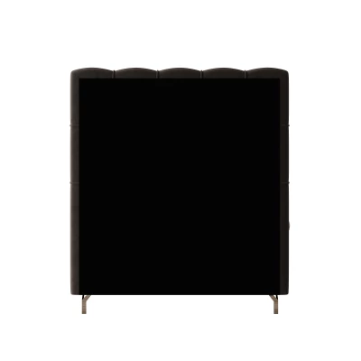 Čalouněná boxspringová postel 100x200 ADRIA 2 - šedá