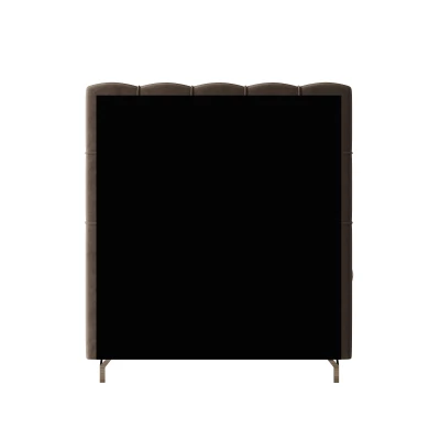 Čalouněná boxspringová postel 120x200 ADRIA 2 - hnědá