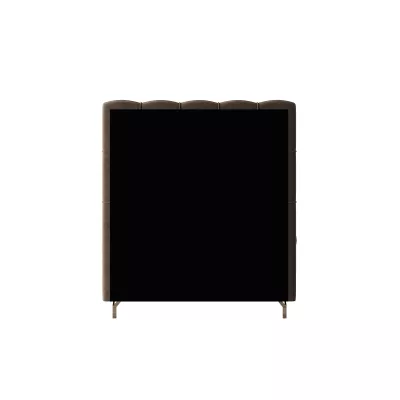 Čalouněná boxspringová postel 120x200 ADRIA 2 - hnědá
