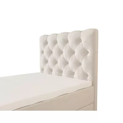 Čalouněná boxspringová postel 90x200 ADRIA PLUS 2 - béžová