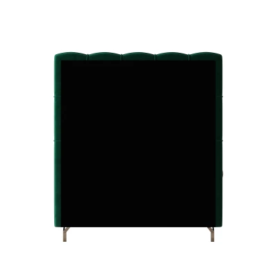 Čalouněná boxspringová postel 90x200 ADRIA PLUS 2 - zelená