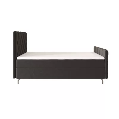 Čalouněná boxspringová postel 90x200 ADRIA PLUS 2 - šedá