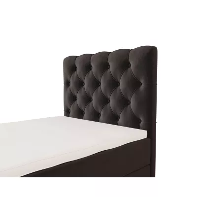 Čalouněná boxspringová postel 90x200 ADRIA PLUS 2 - šedá