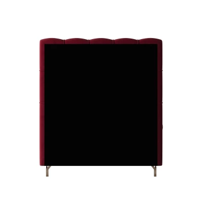 Čalouněná boxspringová postel 120x200 ADRIA PLUS 2 - červená