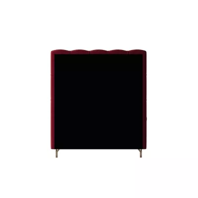 Čalouněná boxspringová postel 120x200 ADRIA PLUS 2 - červená