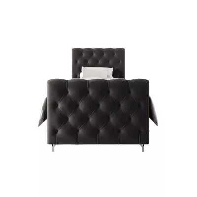 Čalouněná boxspringová postel 120x200 ADRIA PLUS 2 - šedá