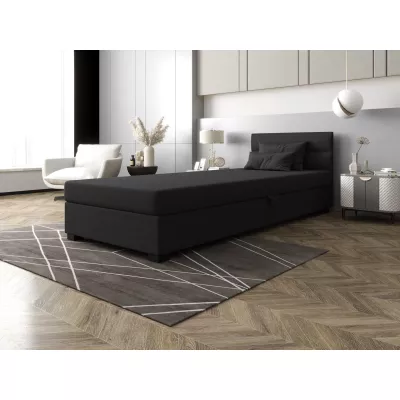 Jednolůžková čalouněná postel 90x195 NALINDA 1 - šedá