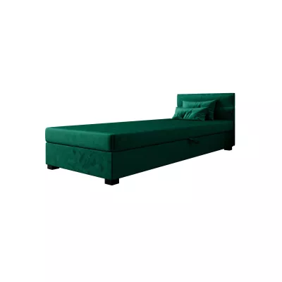 Jednolůžková čalouněná postel 90x195 NALINDA 1 - zelená