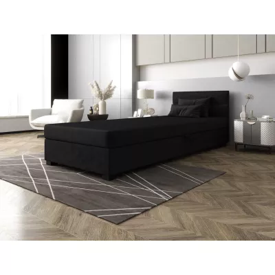 Jednolůžková čalouněná postel 90x195 NALINDA 1 - grafitová