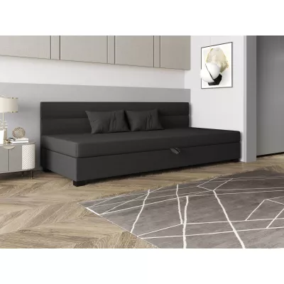 Jednolůžková čalouněná postel 100x195 NALINDA BIZ 1 - šedá