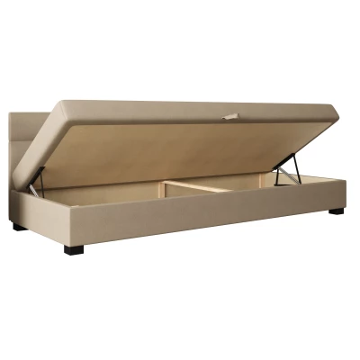 Jednolůžková čalouněná postel 110x195 NALINDA BIZ 1 - růžová