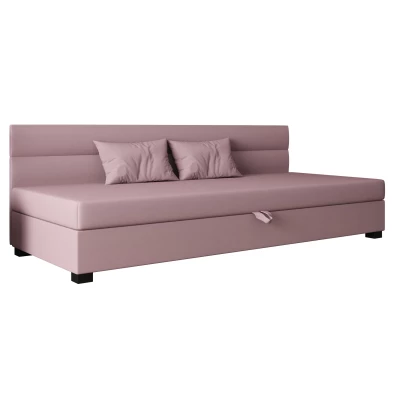 Jednolůžková čalouněná postel 110x195 NALINDA BIZ 1 - růžová