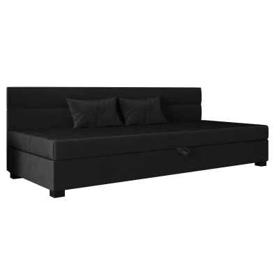 Jednolůžková čalouněná postel 110x195 NALINDA BIZ 2 - grafitová