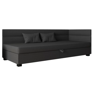 Jednolůžková čalouněná postel 80x195 NALINDA PLUS 2 - šedá