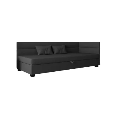 Jednolůžková čalouněná postel 90x195 NALINDA PLUS 2 - šedá