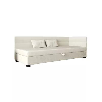 Jednolůžková čalouněná postel 80x195 NALINDA PLUS 2 - ecru