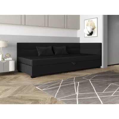 Jednolůžková čalouněná postel 80x195 NALINDA PLUS 2 - grafitová