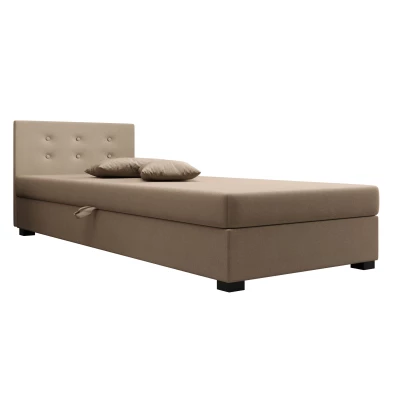 Jednolůžková postel 90x195 AJKA 1 - hnědá