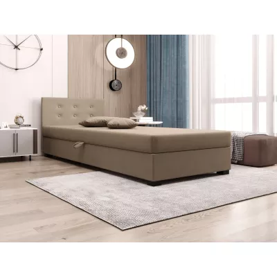 Jednolůžková postel 90x195 AJKA 1 - hnědá