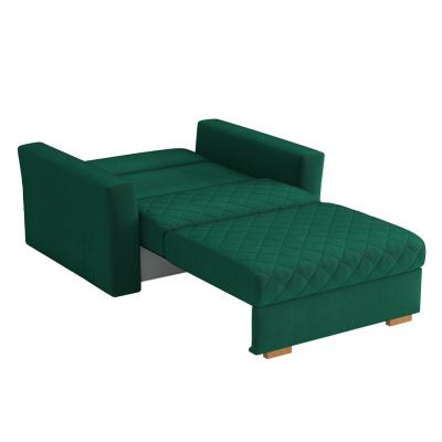 VÝPRODEJ - Rozkládací křeslo s úložným prostorem BELA KARO 1 - šedé