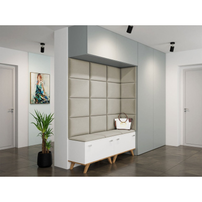 VÝPRODEJ - Čalouněný nástěnný panel 40x30 PAG - béžový