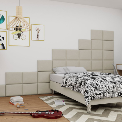 VÝPRODEJ - Čalouněný nástěnný panel 40x30 PAG - béžový