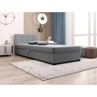 Jednolůžková postel 90x195 AJKA 1 - modrošedá